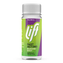 FastActing Glucose Energy Juice Shots Very Berry 12 Pack of 60 ml Bottles