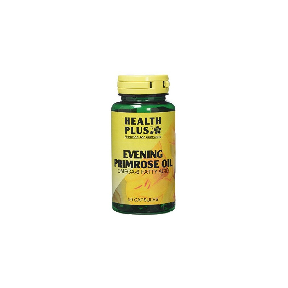 Health Plus Evening Primrose Oil 500Mg Omega6 Supplement 90 Capsules