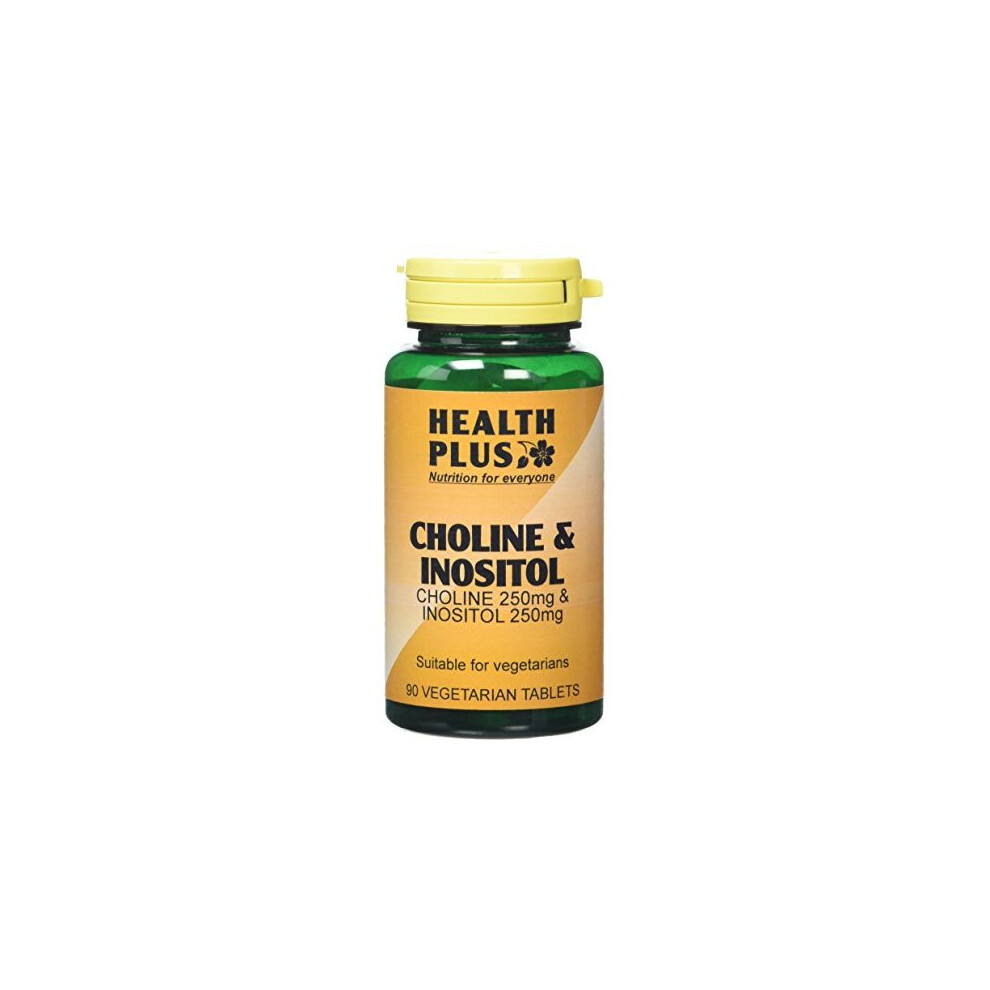 Health Plus Choline Inositol Vitamin B Supplement 90 Tablets