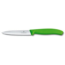 Cuchillo liso para verduras, longitud 100/212 mm - verde