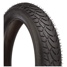 Semi Slick Tread Pushchair Tyres Black 125 x 175225 Inch