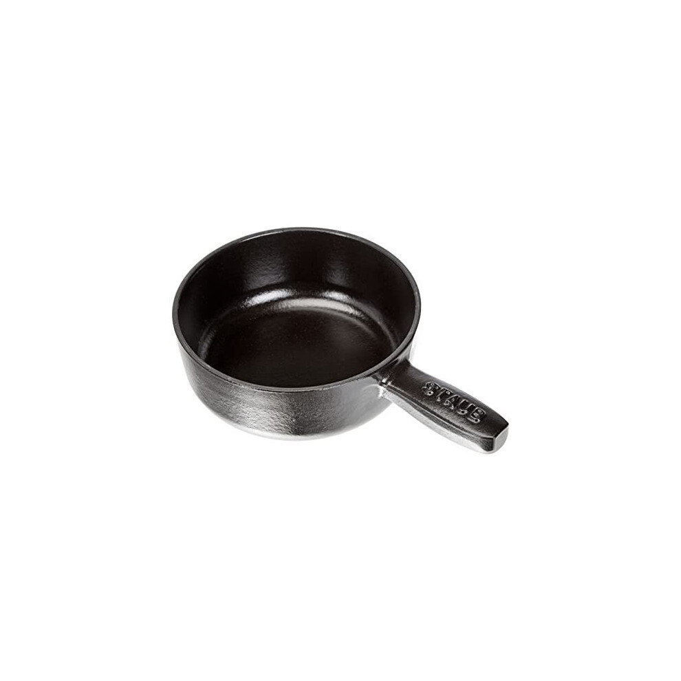 405095940 Mini Cheese Fondue Pot Matt Black 12 cm