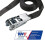 Master Lock 3223EURDAT Certified Ratchet Strap Black 25m x 25mm Strap 2