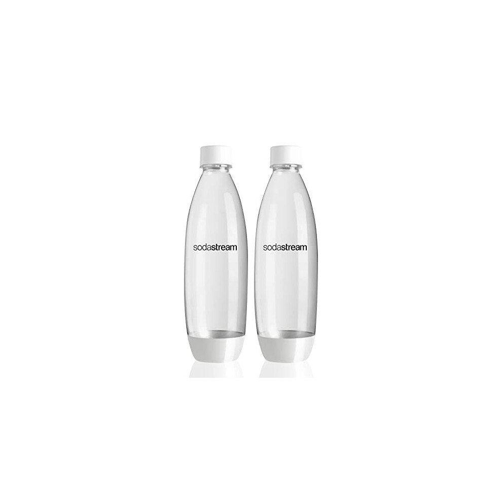 1l Carbonating Bottles Fit to SourceGenesis deluxe Makers Twin Pack White