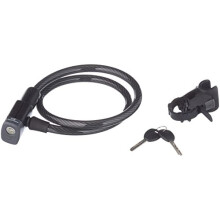 Racer 6412K Cable Lock and SCMU Bracket Steel Cable with Plastic Coating Bike Lock with ABUS security Level 4