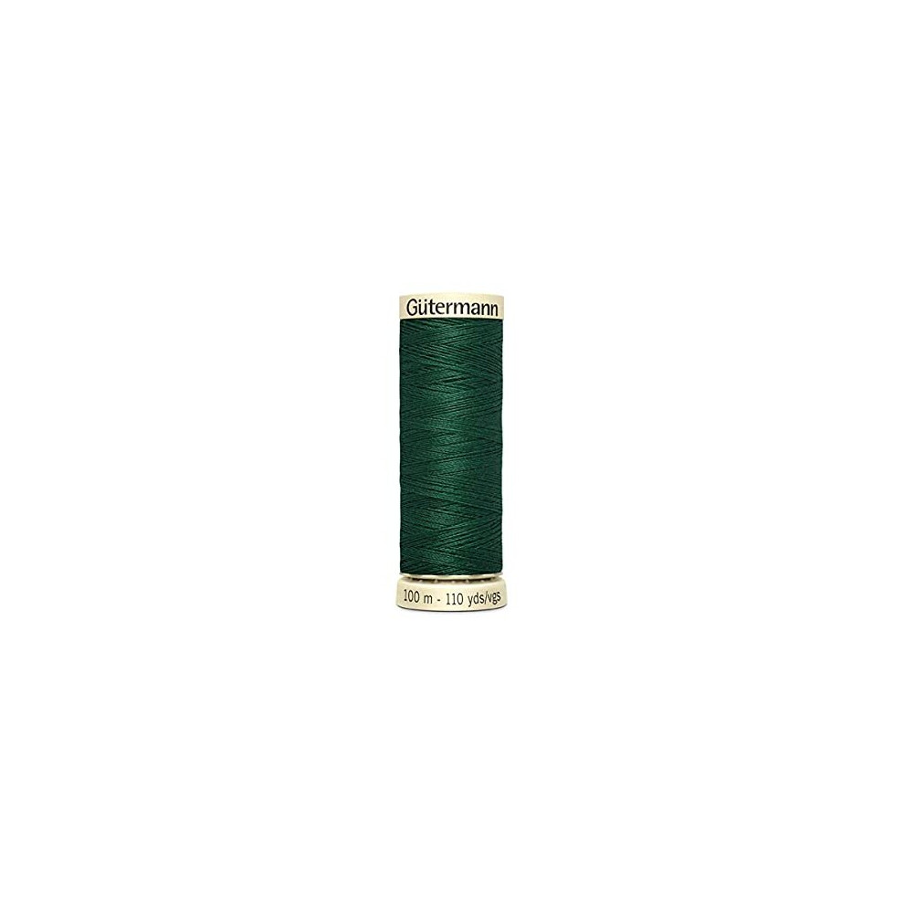 2T100340 Hunter Green 100 Polyester Sew All Sewing Thread 100m