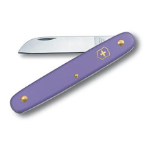 Garden Floral Knife Swiss Made Straight Blade Stainless Steel Purple