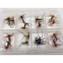 Fly Fishing Flies HOPPERS 16 Fly Selection FREE BOX Sizes 1012