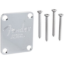 0991446100 Neck Plate American Series Basses 4 Bolt Chrome