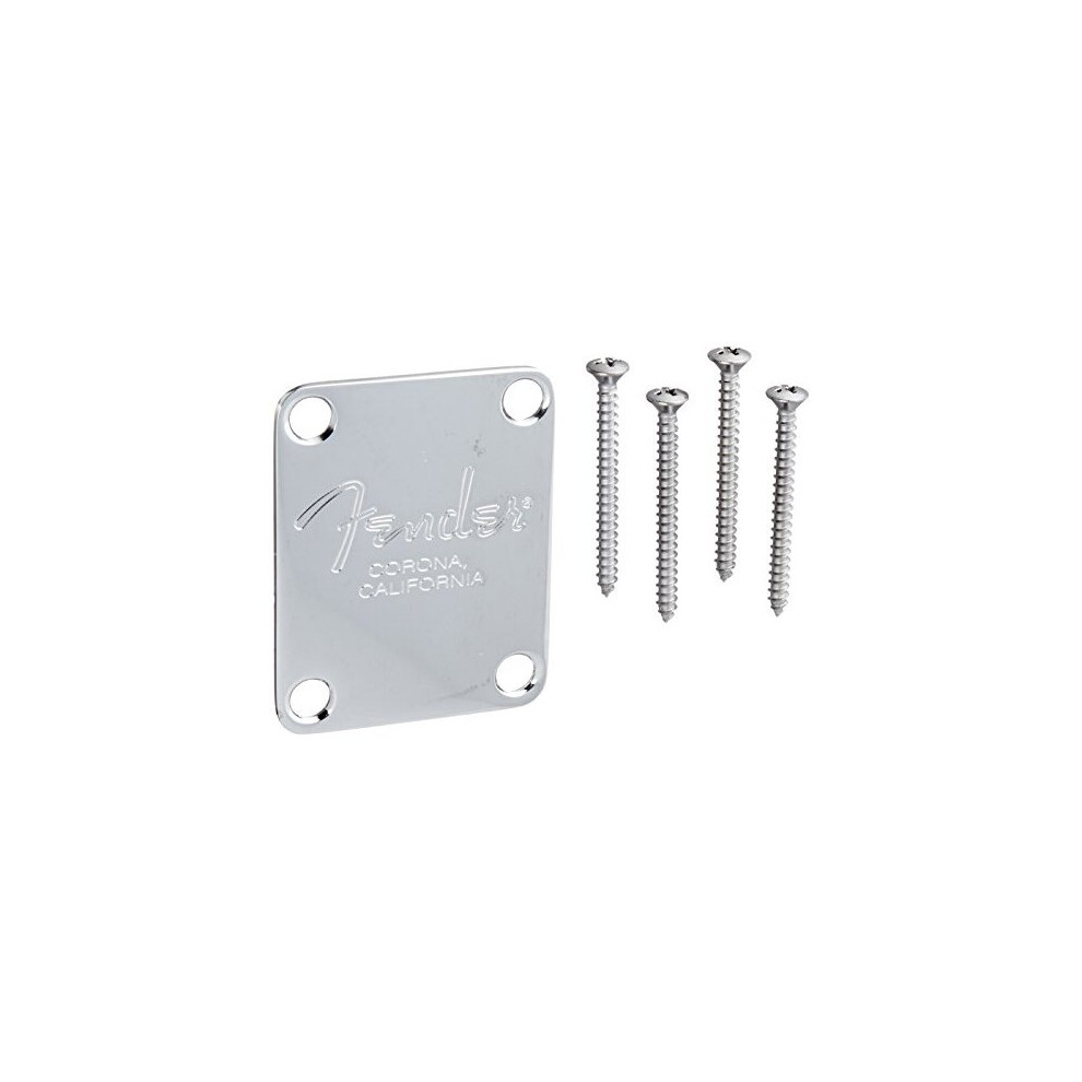 Fender 0991446100 Neck Plate American Series Basses 4 Bolt Chrome