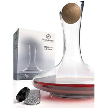 Wine Decanter Accessories Cork Stopper Cleaning Beads 100 LeadFree Crystal Wine Carafe Unique Gift Idea