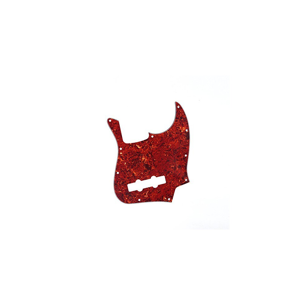 10 Hole J Bass Pickguard for Fender AmericanMexican Made Standard Jazz Bass 4Ply Vintage Tortoise