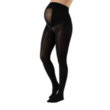 Opaque Maternity Tights Micoriber Pregnancy Pantyhose S M L XL Black many Colours 100 DEN Made in Italy L Black