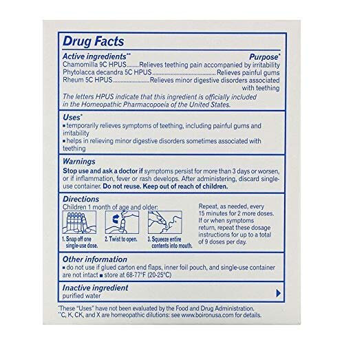 Camilia Teething Relief 30 Liquid Doses 034 fl oz Each 2