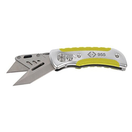 T0955 Folding Utility Knife Yellow