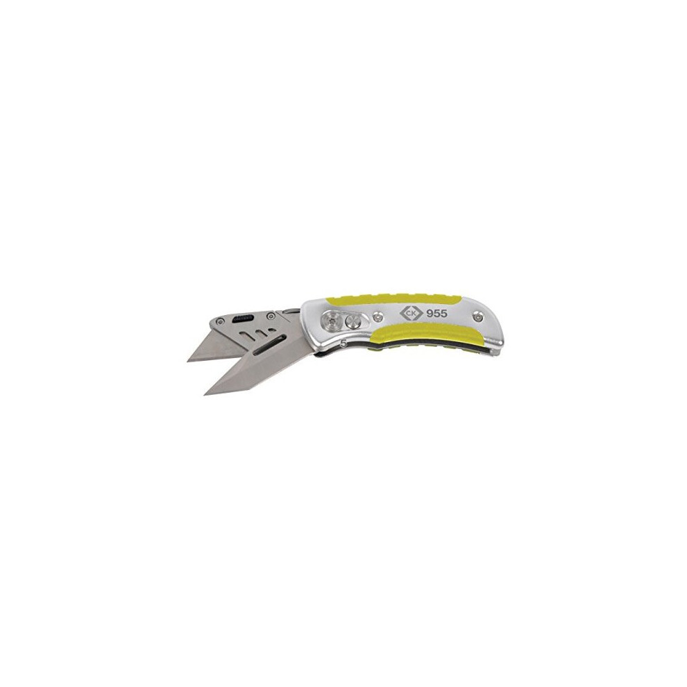 T0955 Folding Utility Knife Yellow