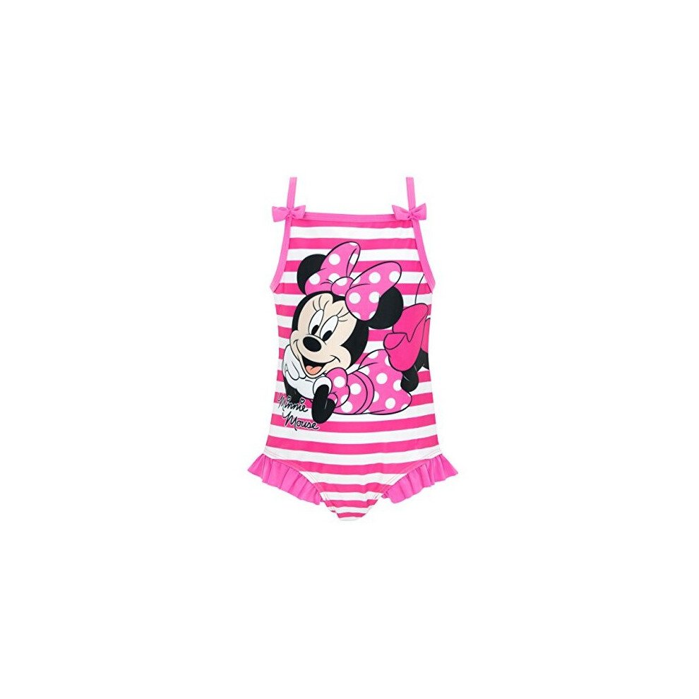 Minnie Mouse Girls Disney Minnie Mouse Swimsuit Pink 56 Years