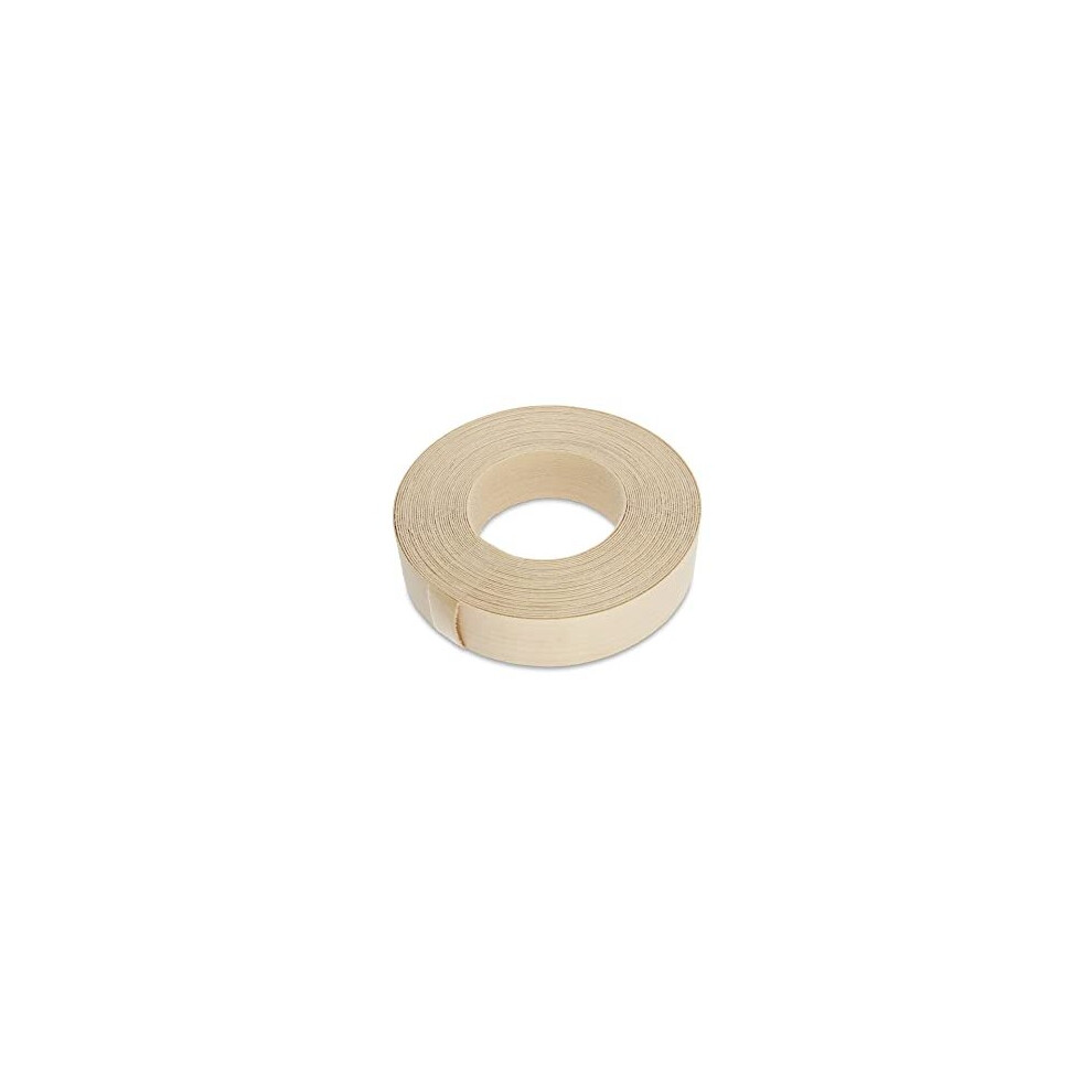 Woodpress 22Mm Real Maple Wood Ironon Edging 75M Roll Preglued Wood Veneer Tape For Easy Diy Application Will Cover The Edge Of A Standard Mdf Panel
