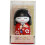 Japanese Mai Kokeshi Doll Red 4