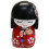 Japanese Mai Kokeshi Doll Red 1