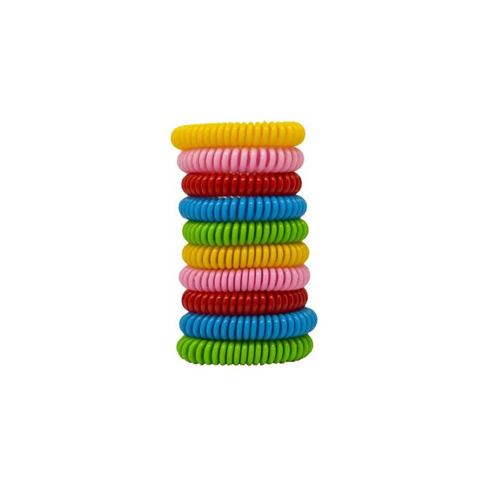 Mosquito Repellent Bracelets 10 Pack Anti Insect Midge and Bug Repellent Bands To Repel All Types of Mosquito Protects your Kids Waterproof safe for