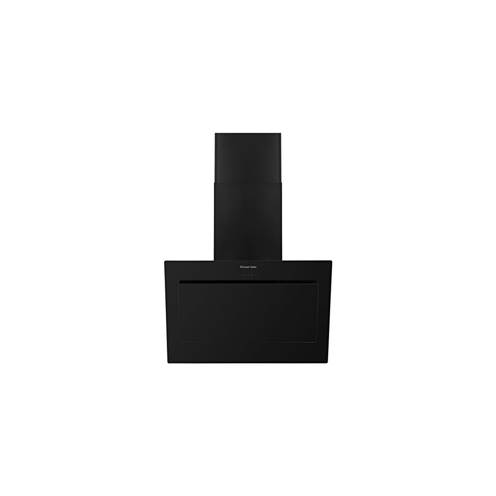 Russell Hobbs Rhgch902b 90Cm Wide Glass Chimney Cooker Hood Black