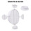 Wall Mount Holder for Google Wifi System Ceiling Bracket Stand for Google Wifi 1PACK 6