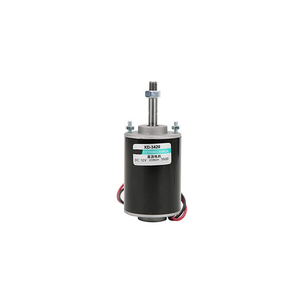 Mini 12V24V CWCCW Permanent Magnet DC Motor Reversible Electric Gear Motor High Speed Low Noise for DIY GeneratorDC 12V 3500RPM