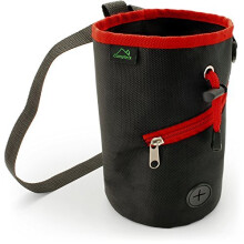 Drawstring Chalk Bag for Rock Climbing Bouldering Gymnastics Weightlifting much more Black
