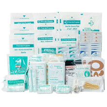 160 Piece First Aid Kit Bag Refill Kit Includes EyewashInstant Cold Pack Bandages Emergency Blanket Moleskin Pad Gauze Extra Replacement Medical