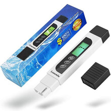 TDS-Messgert, digitaler Wassertester, Lxuemlu, professionelles 3-in-1-TDS-Temperatur- und EC-Messgert mit Tragetasche, 09999 ppm, ideales ppm-Mess