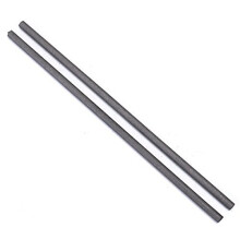 2Pcs 300X8Mm Graphite Electrode Bar Carbon Stirring Rod