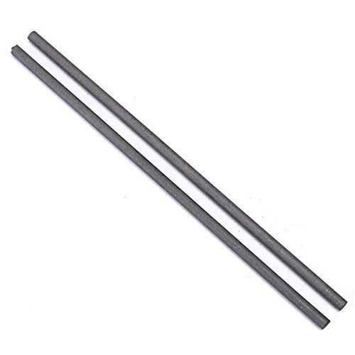 2Pcs 300X8Mm Graphite Electrode Bar Carbon Stirring Rod