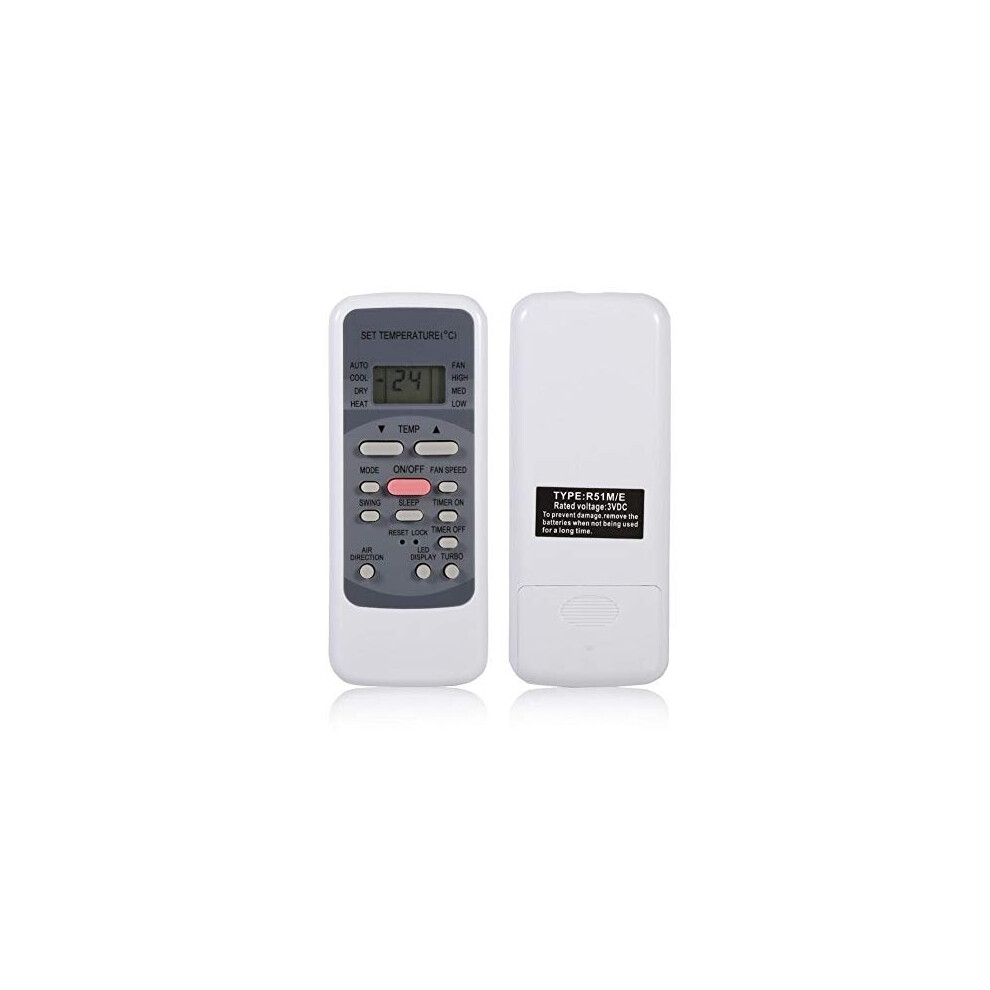 R51ME Remote Control Replacement for Midea Air Conditioner Universal Air Conditioner Remote Control Fit for Midea