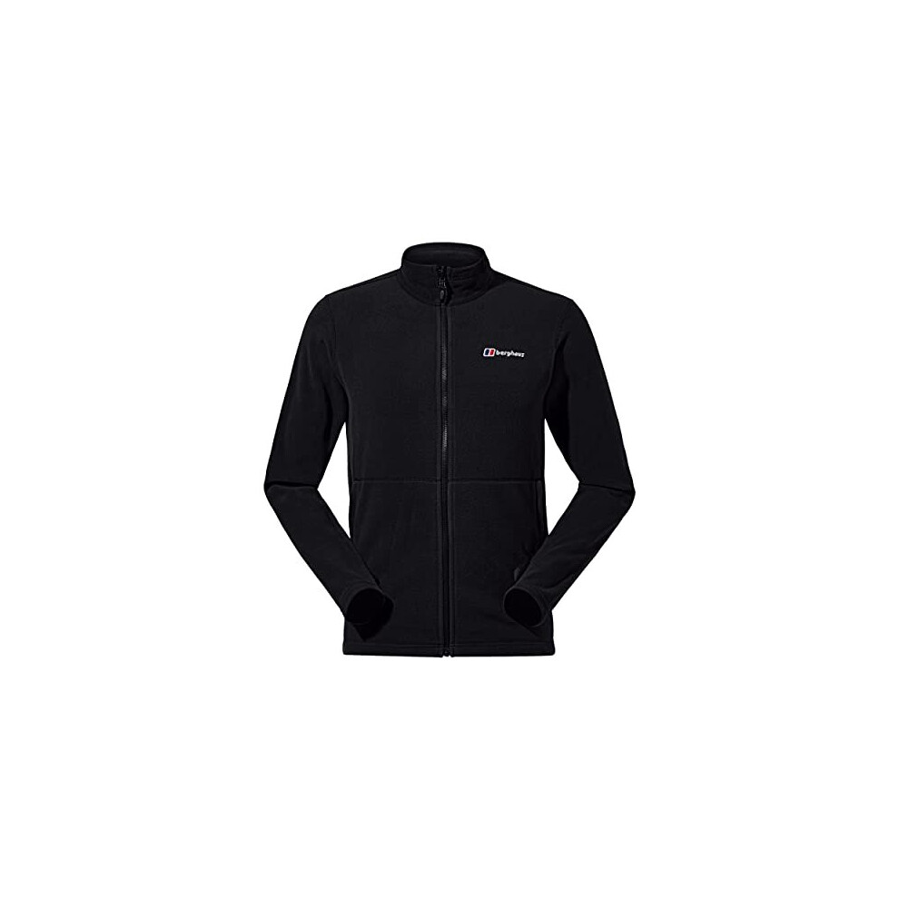 Mens Prism Micro InterActive Polartec Fleece Jacket Added Warmth Extra Comfortable Black L