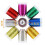Metallic Machine Embroidery Thread 500m per Spool in 9 Colors Set 3