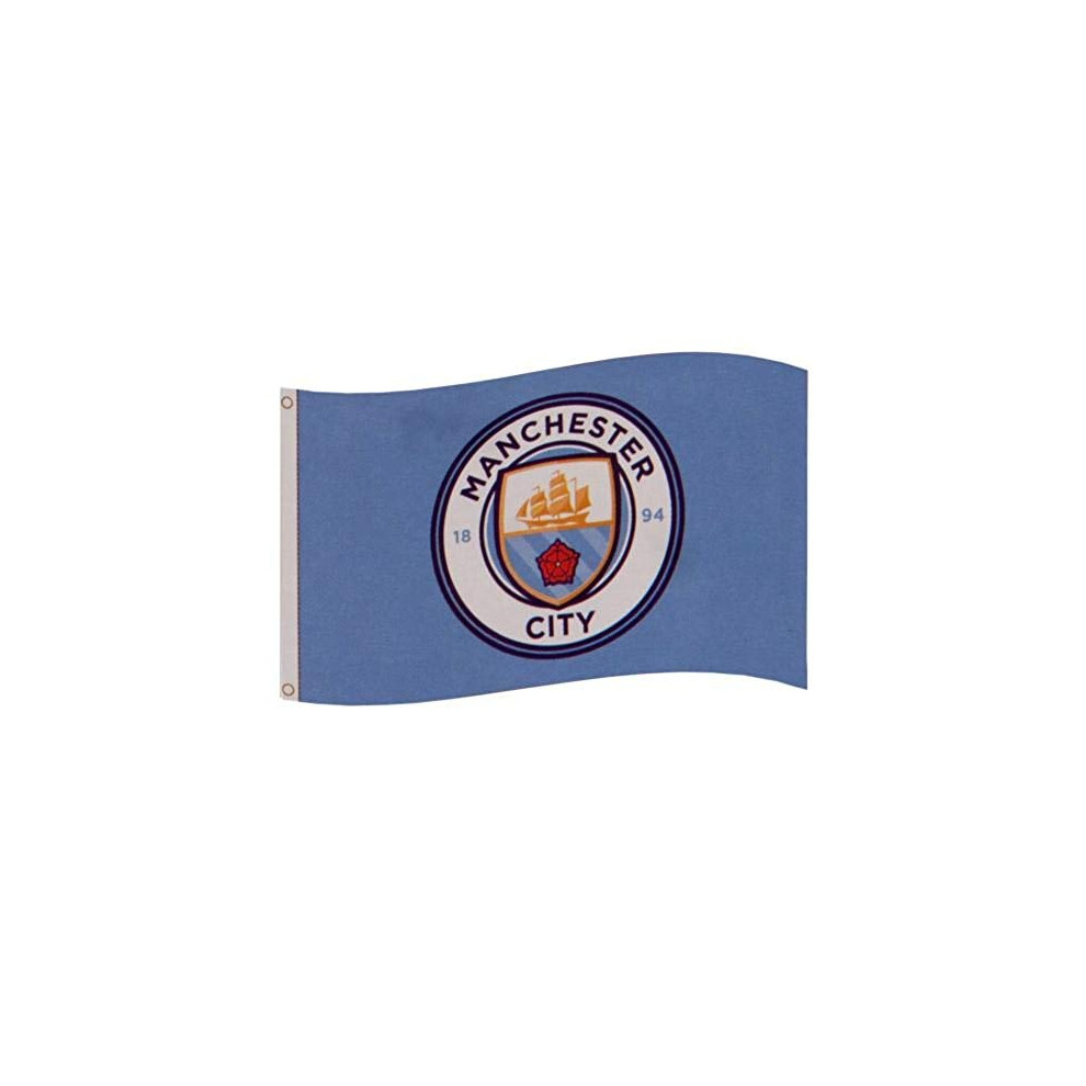 Manchester City F.c. Manchester City Fc Flag Cc Official Merchandise