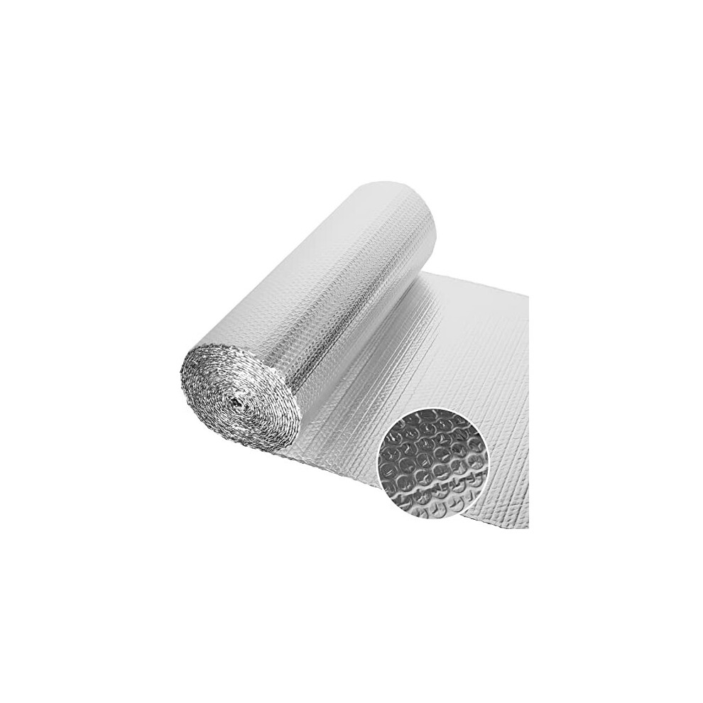 Double Aluminium Bubble Foil Insulation Loft Wall Boat Loft Caravan Home Wall Shed Various Size 06m x 25m15