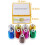 Metallic Machine Embroidery Thread 500m per Spool in 9 Colors Set 4