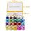 20 Assorted Colours Metallic Machine Embroidery Thread Kit 500M Each Spool for Computerized Embroidery and Decorative Sewing 3