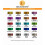 20 Assorted Colours Metallic Machine Embroidery Thread Kit 500M Each Spool for Computerized Embroidery and Decorative Sewing 5