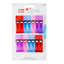 Fabric Clips Multicoloured One Size