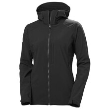 Chaqueta softshell con capucha para mujer Helly Hansen Paramount - negro - S - corte dinámico - versátil