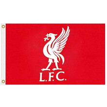 LFC Giant Official Liverpool 2019 Premier League Crest Flag 100 Polyester Measures 5ft x 3ft