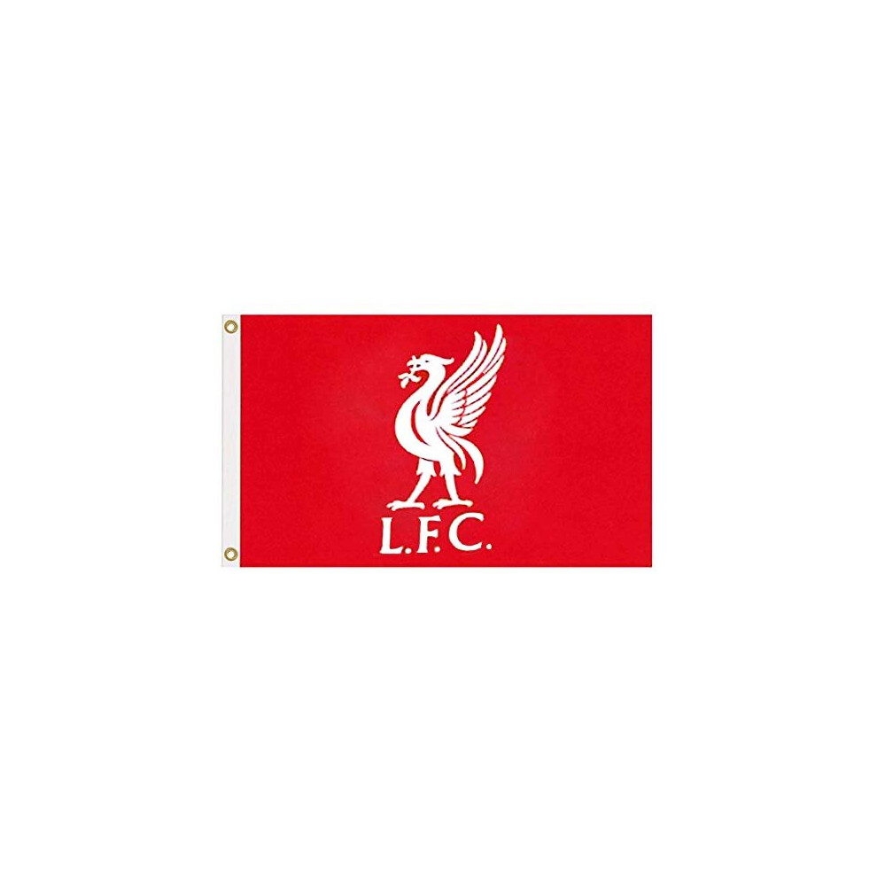 L.f.c Lfc Giant Official Liverpool 2019 Premier League Crest Flag 100 Polyester Measures 5Ft X 3Ft