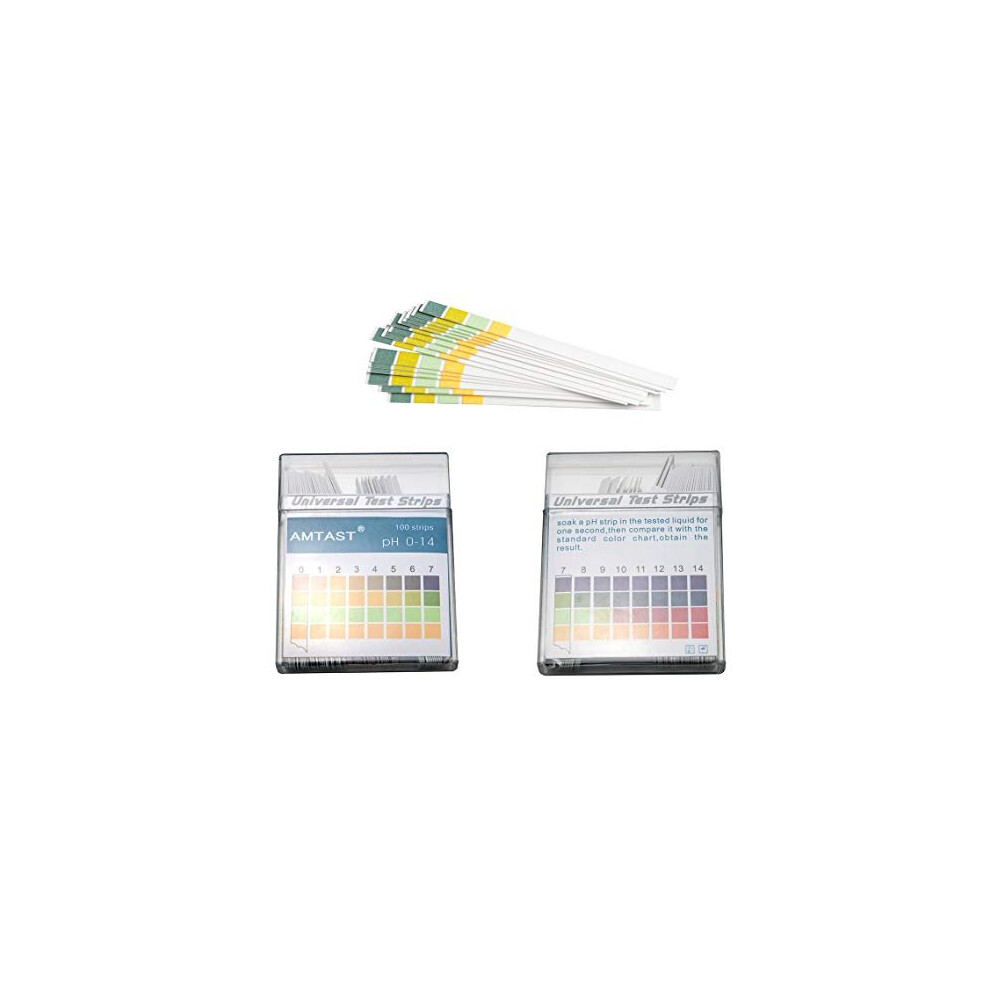 Universal pH Paper Acid Alkaline pH Level Test Strips Measure Range 014 pH 4 Color 100 Strips