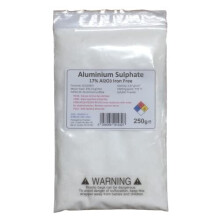 250g Bag Aluminium Sulphate 17 Iron Free Alum Al2SO43