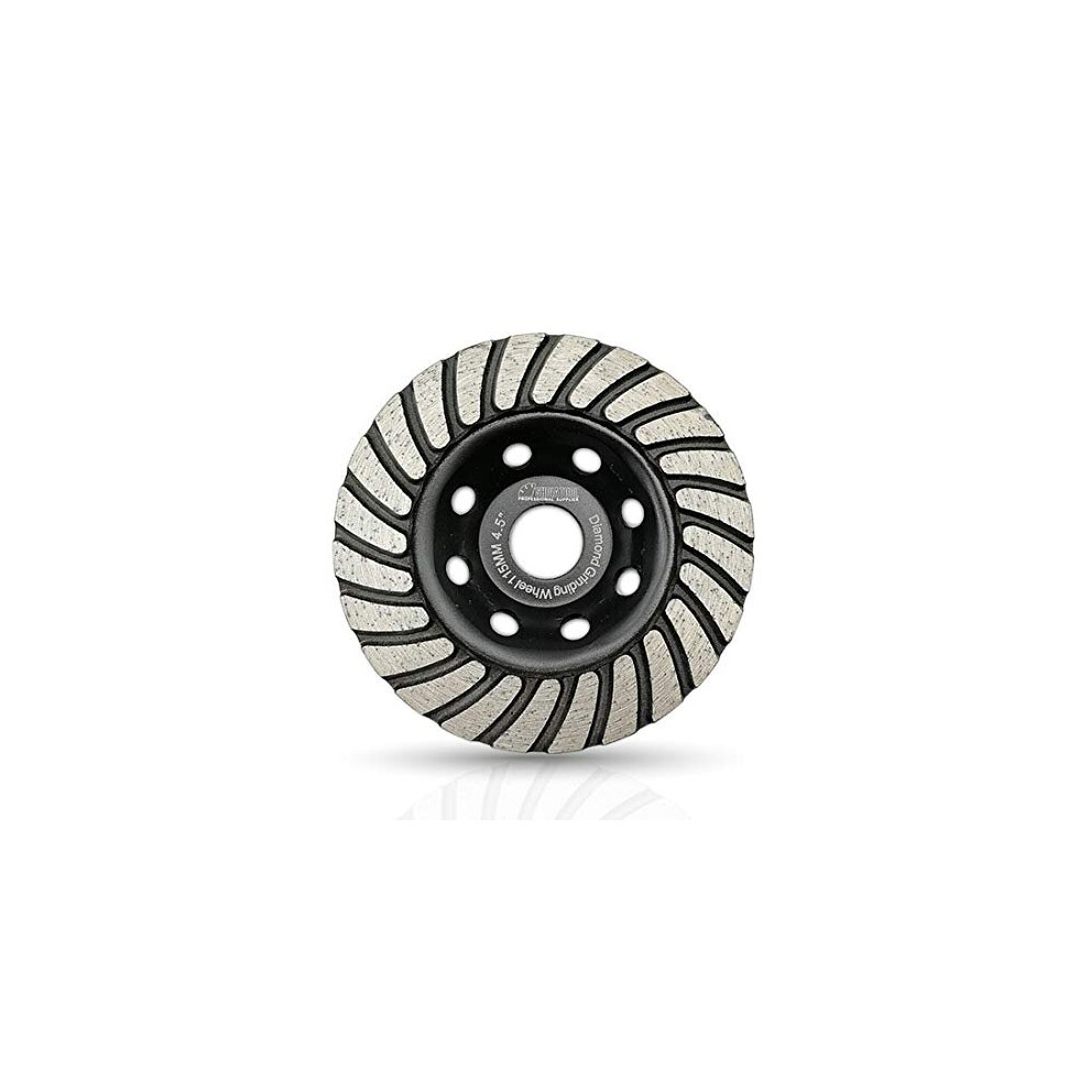 Diamond Grinding Cup Wheel 115Mm 45 Inch Turbo Row For Marble Concrete Masonry Granite 751474910806