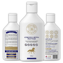 Horse Citronella Biting Pest Wash Powerful Organic Horse Shampoo with Instant Antiseptic Skin Soothing Relief Effectively Cleans Away ALL Biting