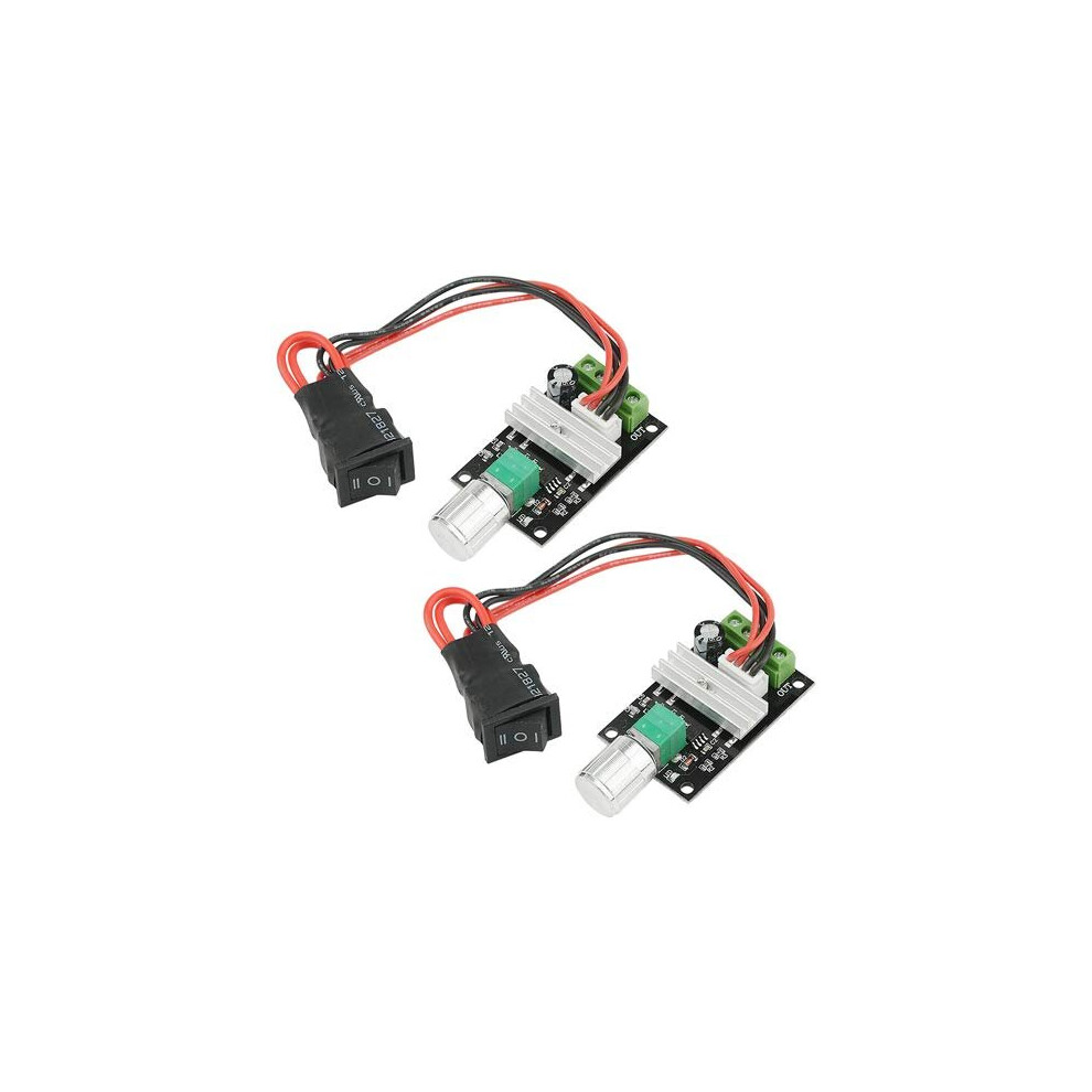 Photos - Other Electrical Equipment 2PCS DC Motor Governor 6V12V24V 3A Adjustable Speed Controller Regulation Switch 1203BB Variable Speed Pulse Positive Invers